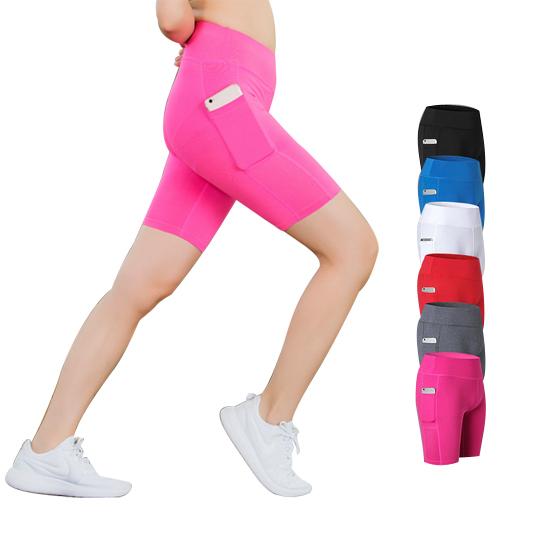 baocc yoga shorts women's bubble cloth peach fitness pants super