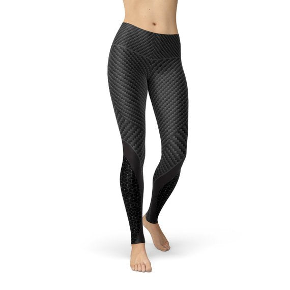 Women's Carbon Fiber Sports Leggings