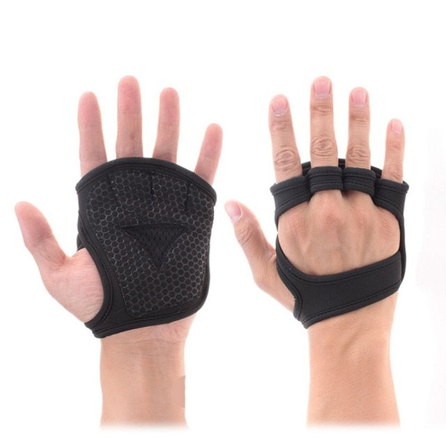 2pcs Weight Training Gloves (Fitness, Gymnastics, Grip Handle Palm Protection Gloves)